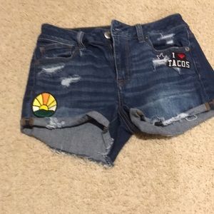 American Eagle Jean Shorts Size 2